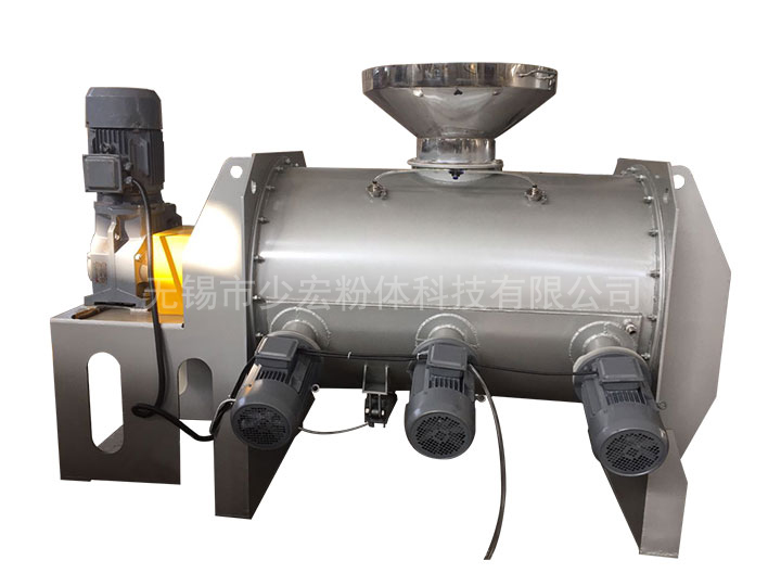 犁刀混合機配水冷夾套、噴液裝置